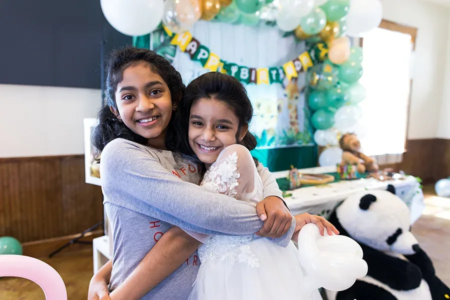 Bright and airy cake smash portrait taken in an Austin family home with soft natural lighting